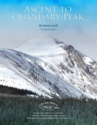 Ascent to Quandary Peak Concert Band sheet music cover Thumbnail